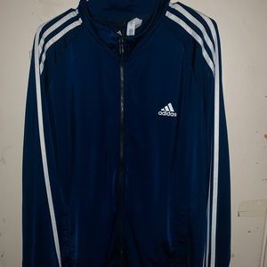 XL adidas blue jacket